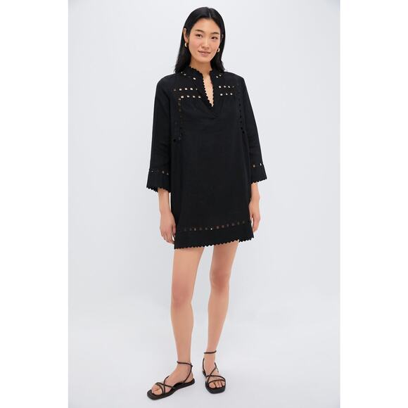 TUCKERNUCK Black Cutout Dawson Tunic Size S NWT Retail $188 Tuckernuck - Picture 4 of 7